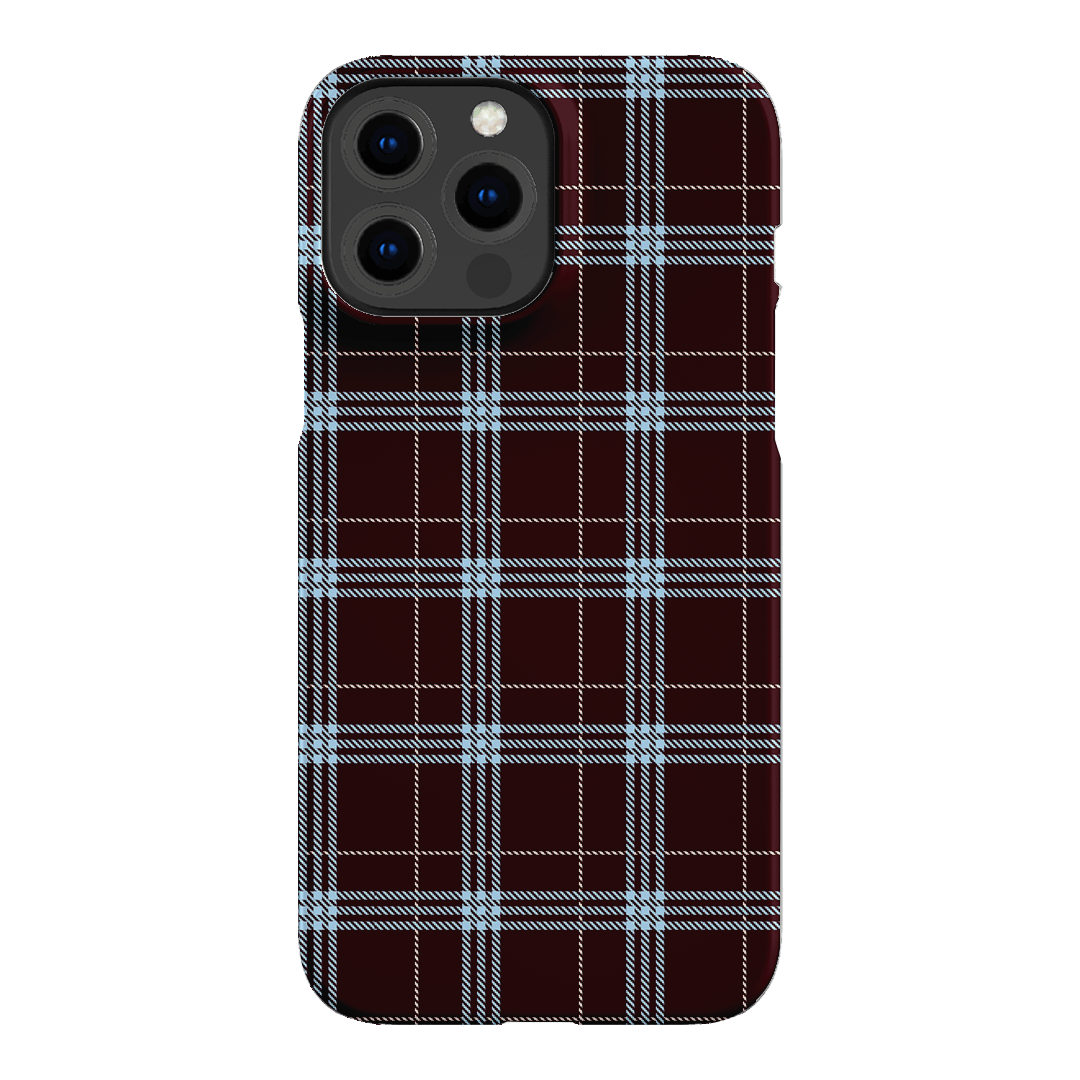 Mocha Plaid Printed Phone Cases iPhone 13 Pro Max / Snap by The Dairy - The Dairy