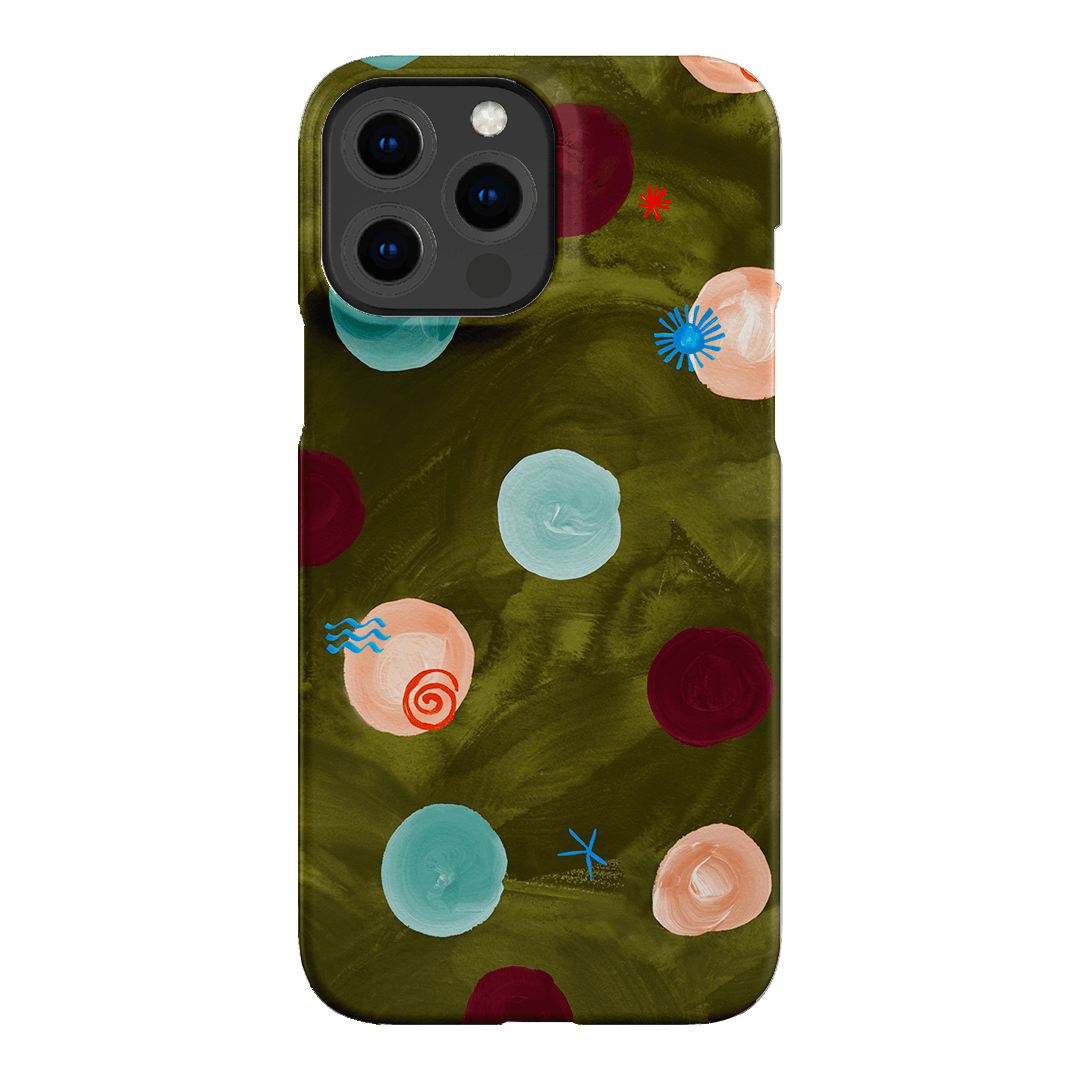Olive Spot Printed Phone Cases iPhone 13 Pro Max / Snap by Charlie Taylor - The Dairy