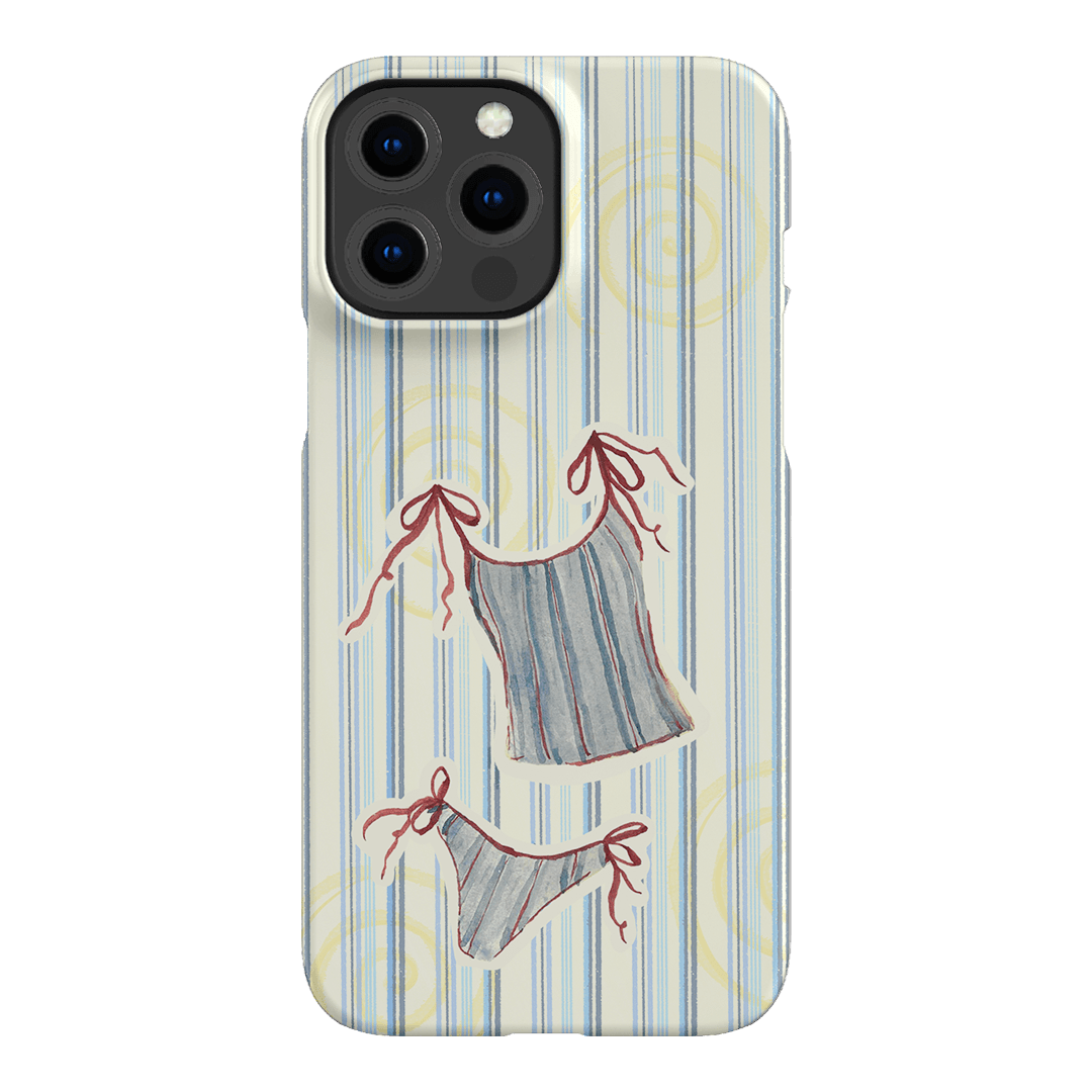 Stripe Tankini Printed Phone Cases iPhone 13 Pro Max / Snap by Kayla Carr - The Dairy
