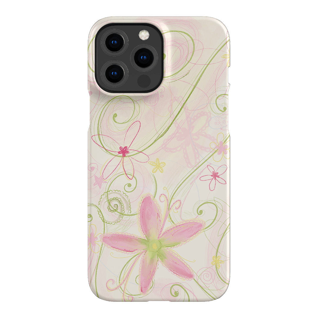 Swirl Pink Printed Phone Cases iPhone 13 Pro Max / Snap by Kayla Carr - The Dairy