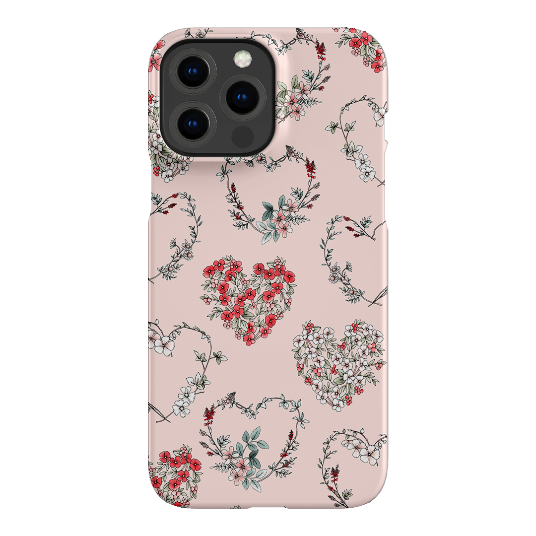 Wild Heart Wreath Printed Phone Cases iPhone 13 Pro Max / Snap by Typoflora - The Dairy