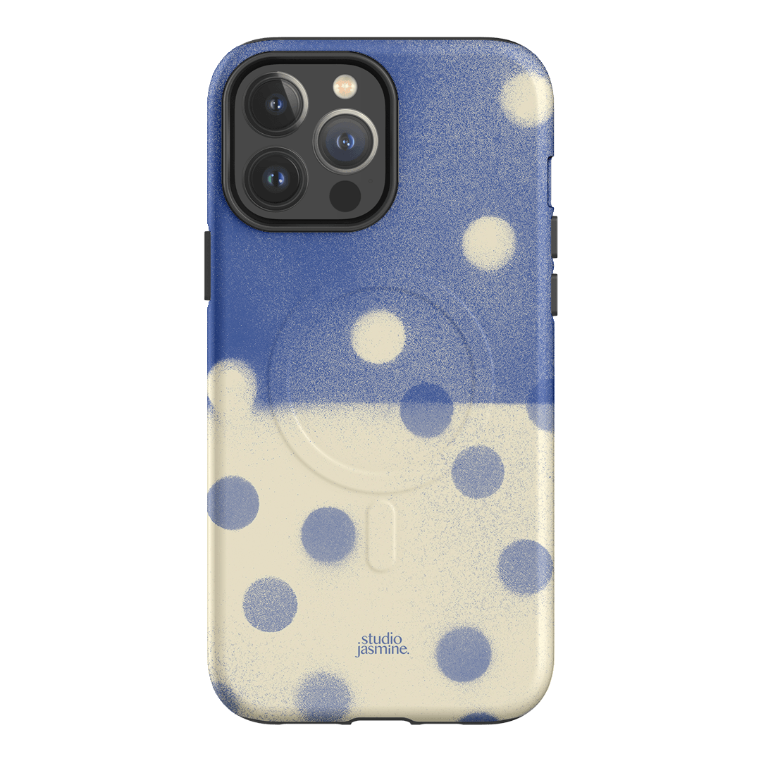 Bleu Polka Dot Printed Phone Cases iPhone 13 Pro Max / Armoured MagSafe by Jasmine Dowling - The Dairy