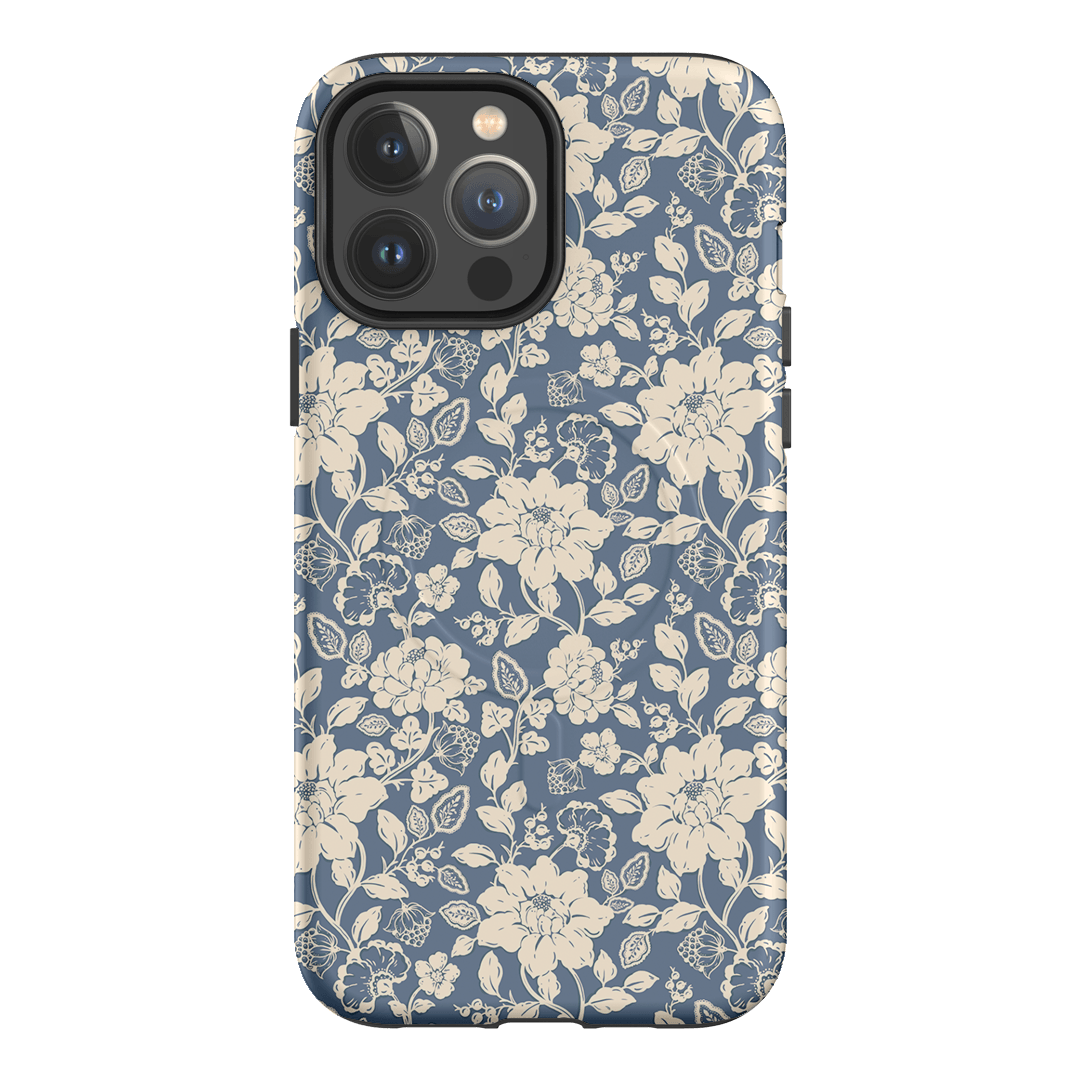 Blue Garden Printed Phone Cases iPhone 13 Pro Max / Armoured MagSafe by Kasiags Art - The Dairy