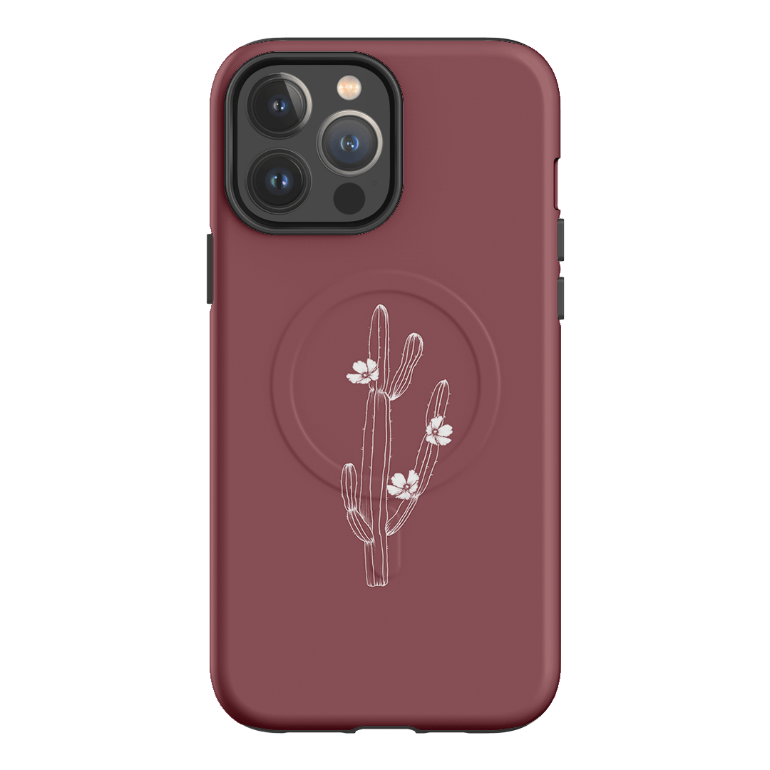 Cactus Flower Printed Phone Cases iPhone 13 Pro Max / Armoured MagSafe by Typoflora - The Dairy