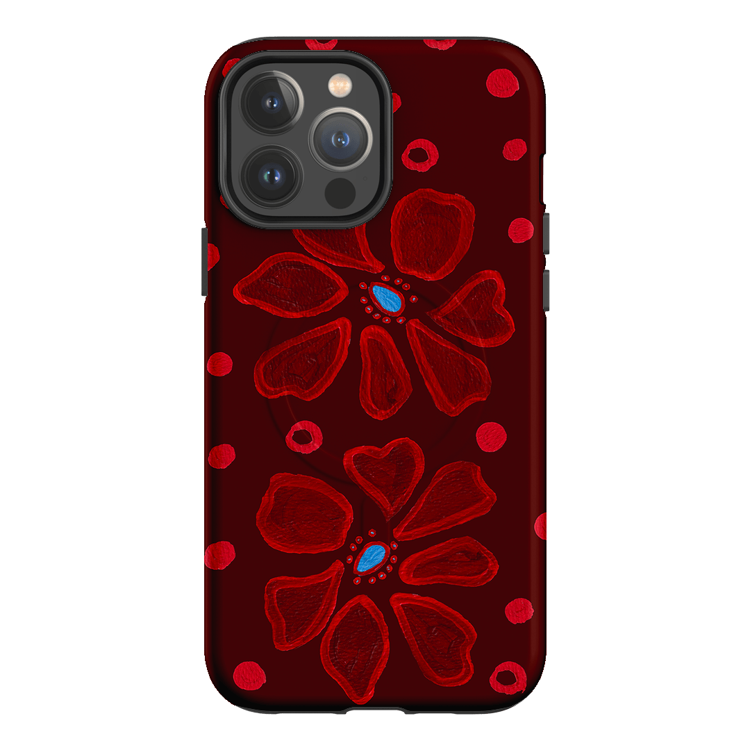 Painted Petal Rouge Printed Phone Cases iPhone 13 Pro Max / Armoured MagSafe by BG. Studio - The Dairy