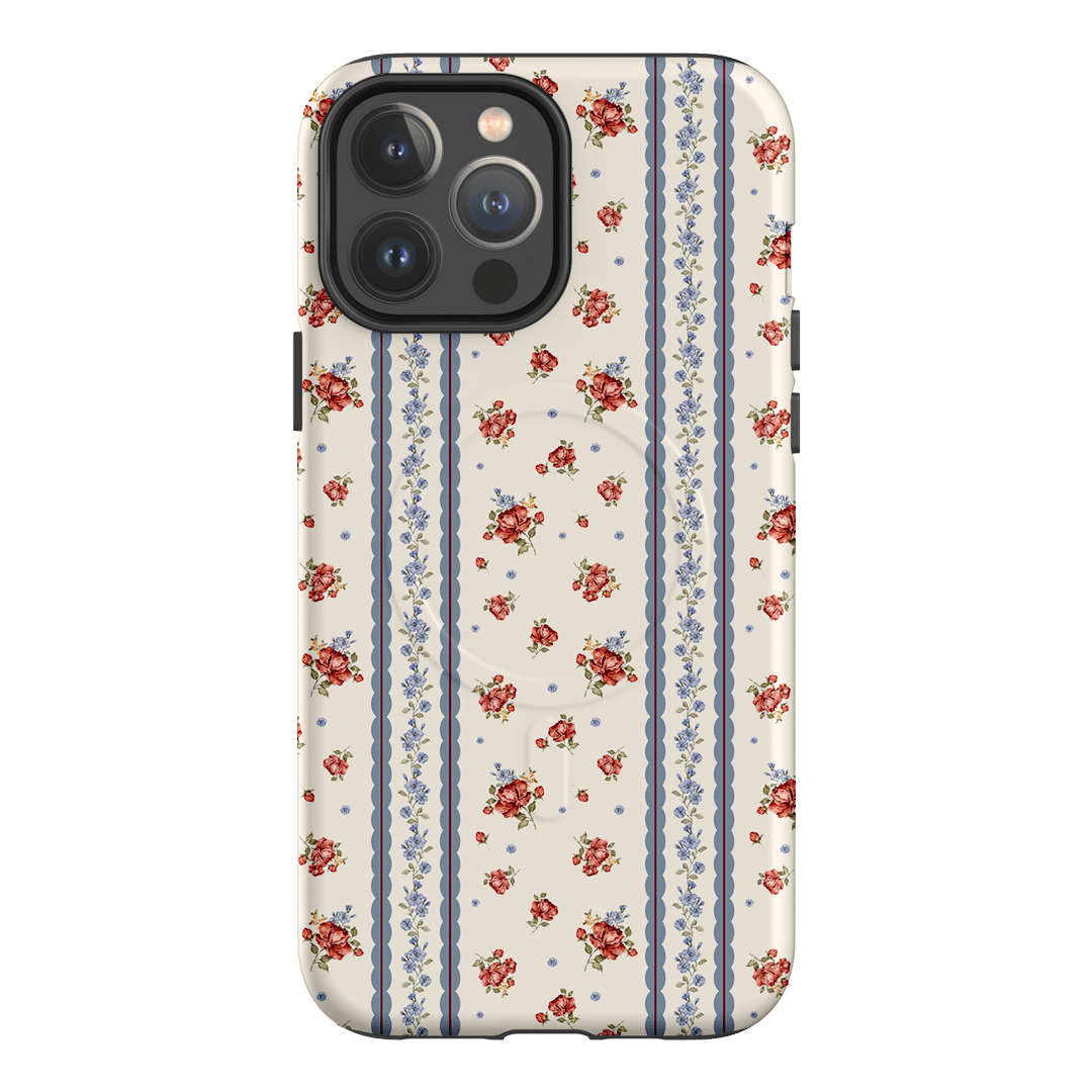 Rose Stripe Printed Phone Cases iPhone 13 Pro Max / Armoured MagSafe by Kasiags Art - The Dairy