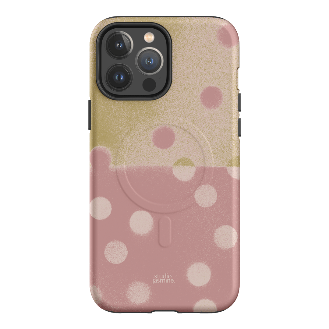 Strawberry Polka Dot Printed Phone Cases iPhone 13 Pro Max / Armoured MagSafe by Jasmine Dowling - The Dairy