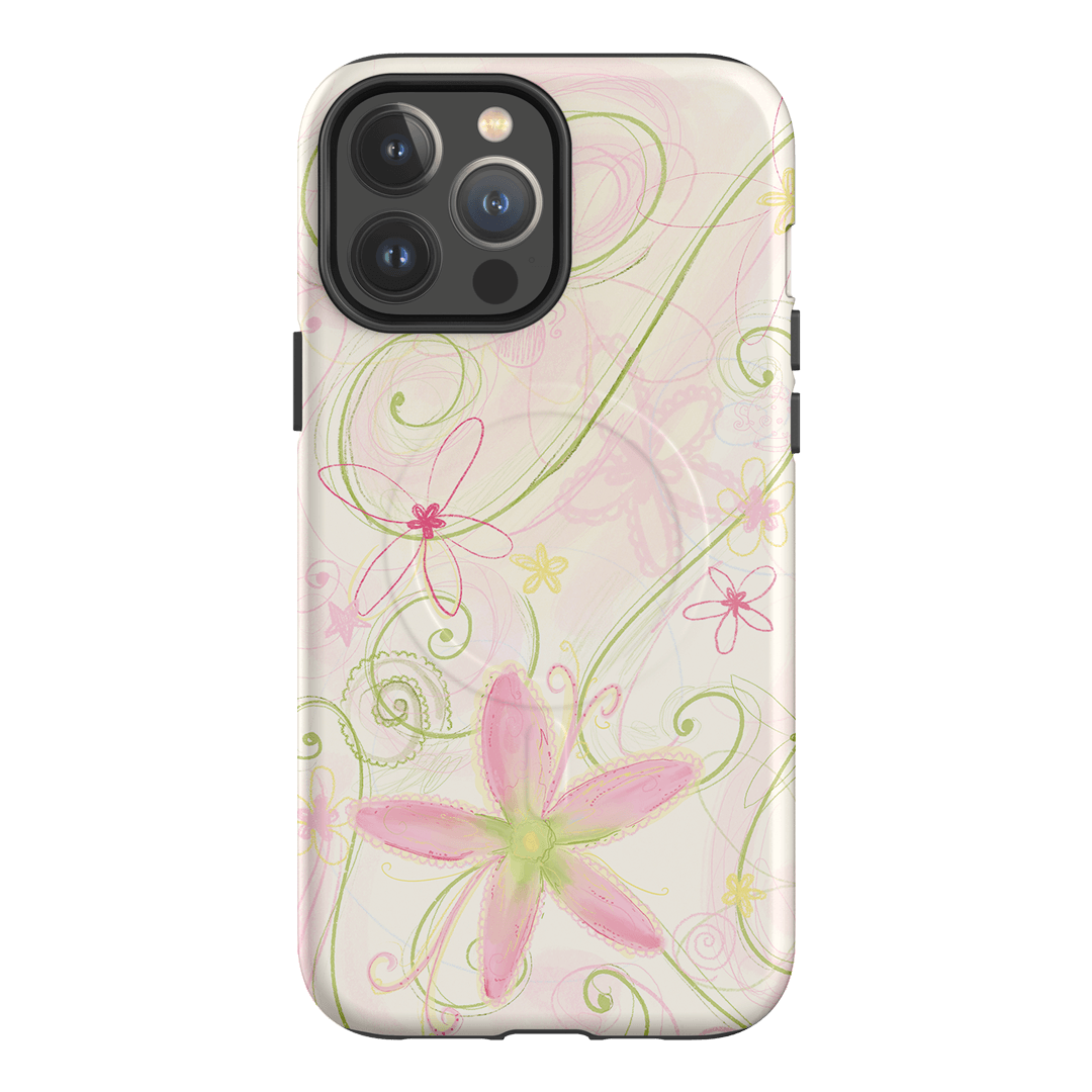 Swirl Pink Printed Phone Cases iPhone 13 Pro Max / Armoured MagSafe by Kayla Carr - The Dairy