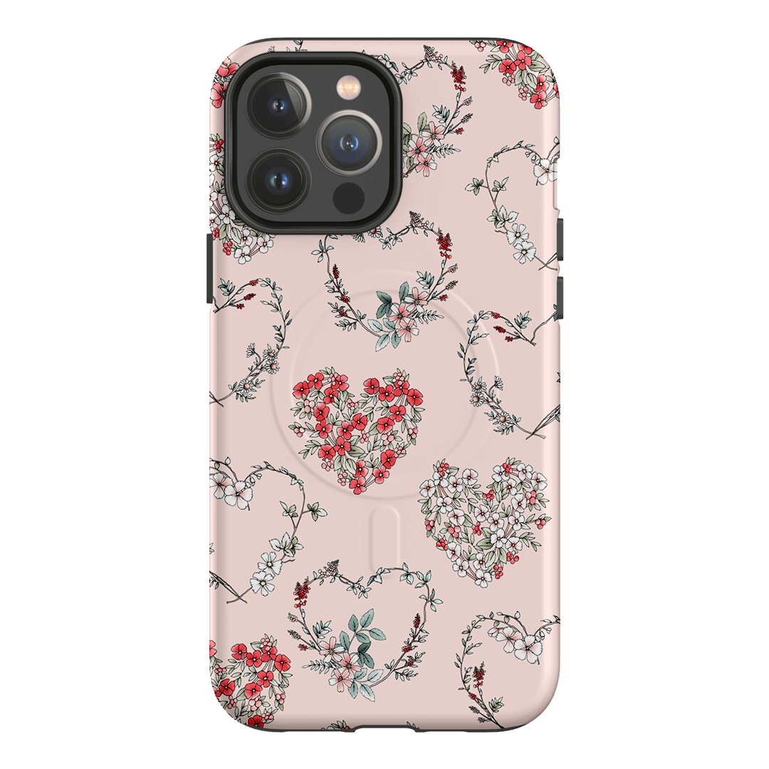 Wild Heart Wreath Printed Phone Cases iPhone 13 Pro Max / Armoured MagSafe by Typoflora - The Dairy