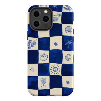 Afternoon Mezze Azure Printed Phone Cases iPhone 13 Pro Max / Armoured by Charlie Taylor - The Dairy
