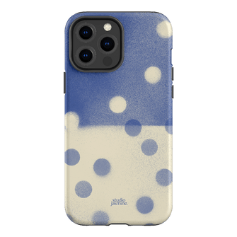 Bleu Polka Dot Printed Phone Cases iPhone 13 Pro Max / Armoured by Jasmine Dowling - The Dairy