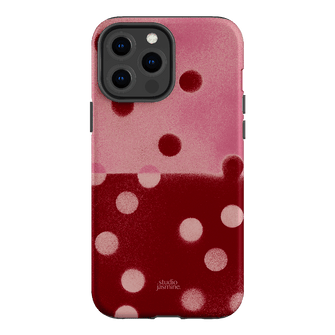 Cherry Polka Dot Printed Phone Cases iPhone 13 Pro Max / Armoured by Jasmine Dowling - The Dairy