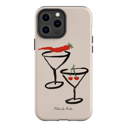 Chili Cherry Printed Phone Cases iPhone 13 Pro Max / Armoured by Phthalo Ruth - The Dairy