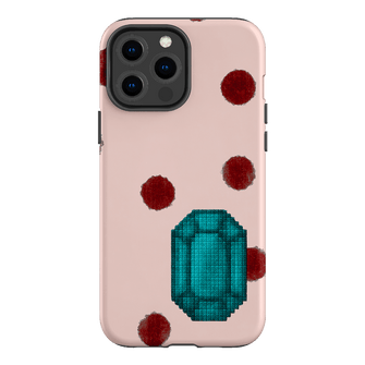 December Turquoise Printed Phone Cases iPhone 13 Pro Max / Armoured by Joiana - The Dairy