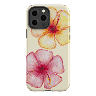 Hibiscus Flower Yellow Printed Phone Cases iPhone 13 Pro Max / Armoured by BG. Studio - The Dairy