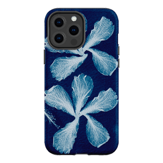 Hibiscus Cyanotype Printed Phone Cases iPhone 13 Pro Max / Armoured by Sally Hungerford - The Dairy