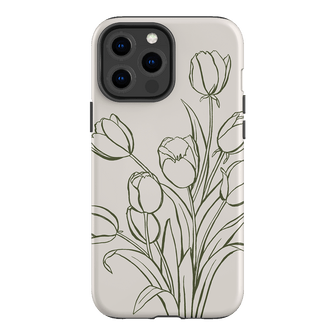 Inked Tulips Printed Phone Cases iPhone 13 Pro Max / Armoured by Typoflora - The Dairy