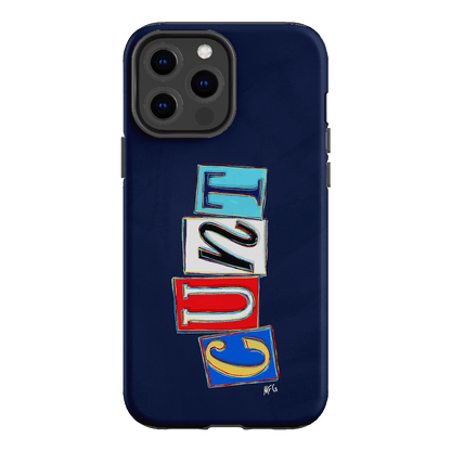 Lil Cnts Blue Printed Phone Cases iPhone 13 Pro Max / Armoured by Margarbs Art - The Dairy