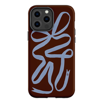 Mocha Ribbon Printed Phone Cases iPhone 13 Pro Max / Armoured by Jasmine Dowling - The Dairy