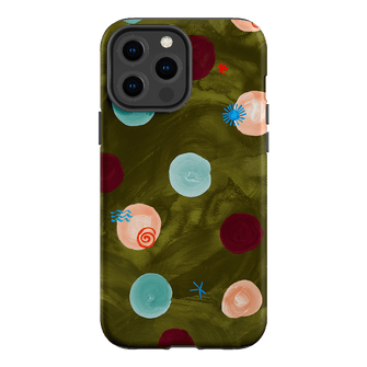 Olive Spot Printed Phone Cases iPhone 13 Pro Max / Armoured by Charlie Taylor - The Dairy