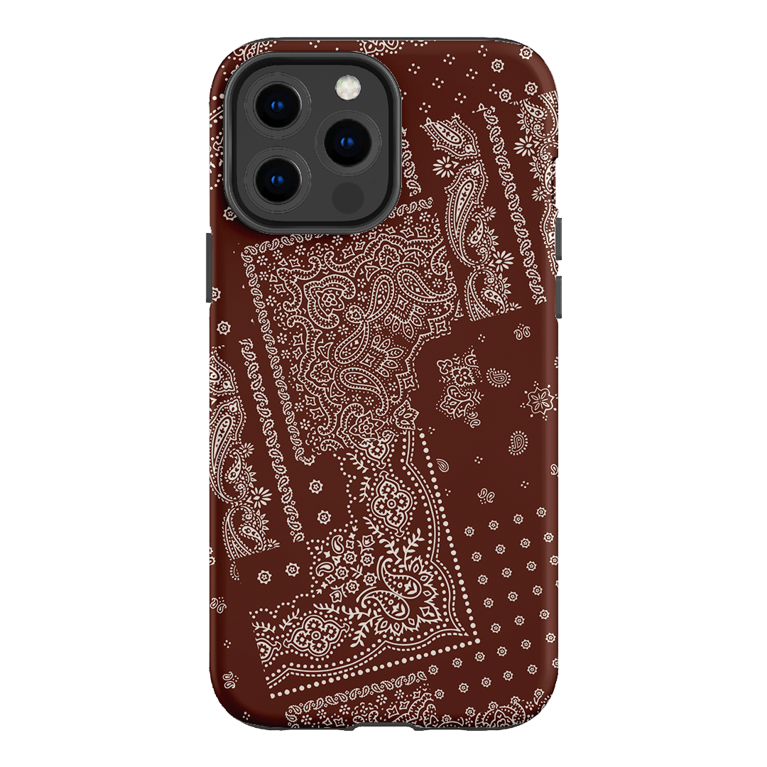 Paisley Cinnamon Printed Phone Cases iPhone 13 Pro Max / Armoured by The Dairy - The Dairy