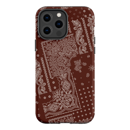 Paisley Cinnamon Printed Phone Cases iPhone 13 Pro Max / Armoured by The Dairy - The Dairy