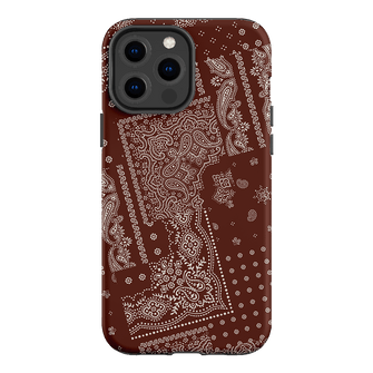 Paisley Cinnamon Printed Phone Cases iPhone 13 Pro Max / Armoured by The Dairy - The Dairy