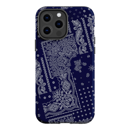 Paisley Indigo Printed Phone Cases iPhone 13 Pro Max / Armoured by The Dairy - The Dairy