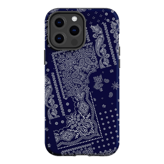 Paisley Indigo Printed Phone Cases iPhone 13 Pro Max / Armoured by The Dairy - The Dairy