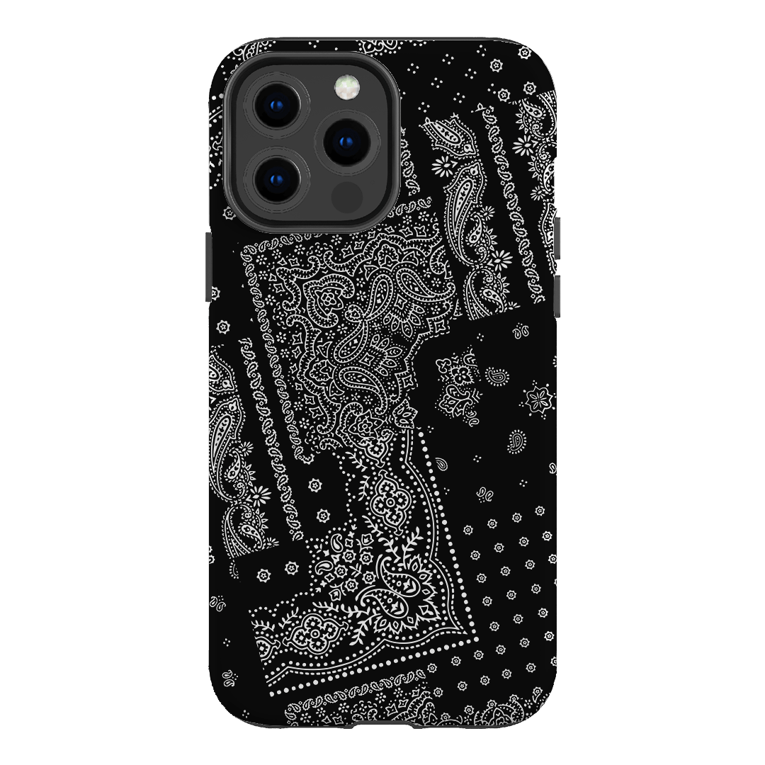 Paisley Noir Printed Phone Cases iPhone 13 Pro Max / Armoured by The Dairy - The Dairy