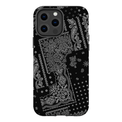 Paisley Noir Printed Phone Cases iPhone 13 Pro Max / Armoured by The Dairy - The Dairy