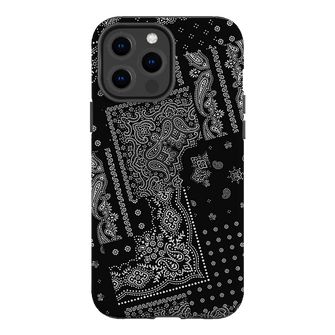 Paisley Noir Printed Phone Cases iPhone 13 Pro Max / Armoured by The Dairy - The Dairy