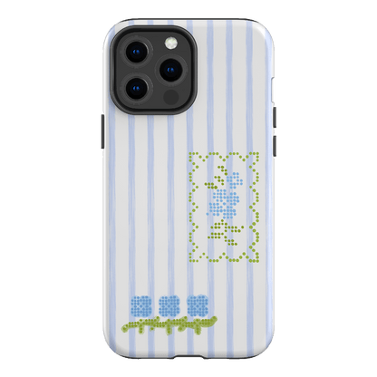 Patchwork Blue Printed Phone Cases iPhone 13 Pro Max / Armoured by Kayla Carr - The Dairy