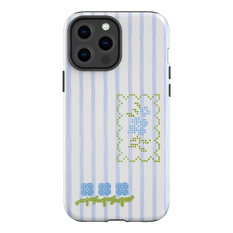 Patchwork Blue Printed Phone Cases iPhone 13 Pro Max / Armoured by Kayla Carr - The Dairy