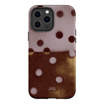 Rust Polka Dot Printed Phone Cases iPhone 13 Pro Max / Armoured by Jasmine Dowling - The Dairy