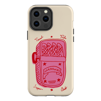 Sardine Social Red Printed Phone Cases iPhone 13 Pro Max / Armoured by The Dairy - The Dairy