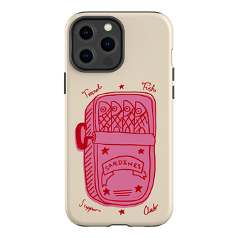 Sardine Social Red Printed Phone Cases iPhone 13 Pro Max / Armoured by The Dairy - The Dairy