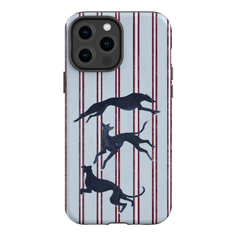 Stripey Hounds Printed Phone Cases iPhone 13 Pro Max / Armoured by Lisa Hu - The Dairy