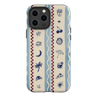 Summer Snacks Blue Printed Phone Cases iPhone 13 Pro Max / Armoured by Charlie Taylor - The Dairy