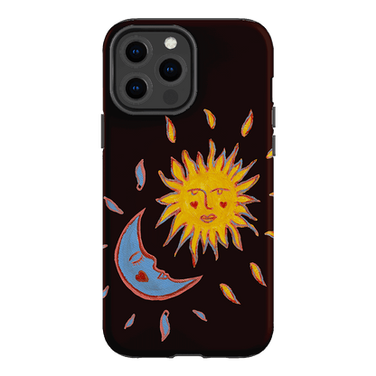 Sun & Moon Plum Printed Phone Cases iPhone 13 Pro Max / Armoured by BG. Studio - The Dairy