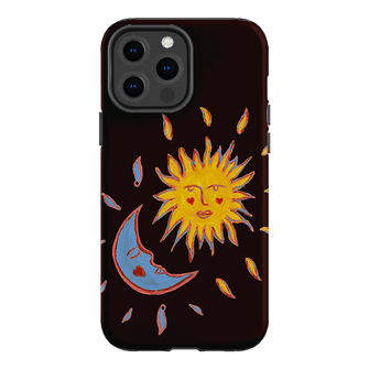 Sun & Moon Plum Printed Phone Cases iPhone 13 Pro Max / Armoured by BG. Studio - The Dairy