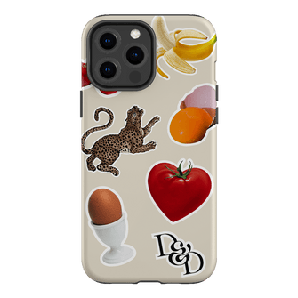 Sunday Stickers Cream Printed Phone Cases iPhone 13 Pro Max / Armoured by Desmond & Dempsey - The Dairy