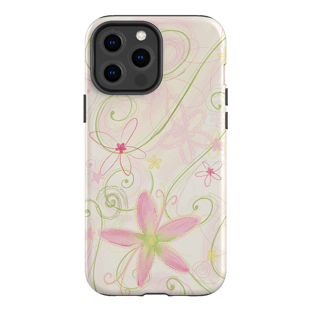 Swirl Pink Printed Phone Cases iPhone 13 Pro Max / Armoured by Kayla Carr - The Dairy