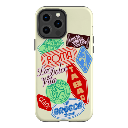 Well Travelled Printed Phone Cases iPhone 13 Pro Max / Armoured by The Dairy - The Dairy