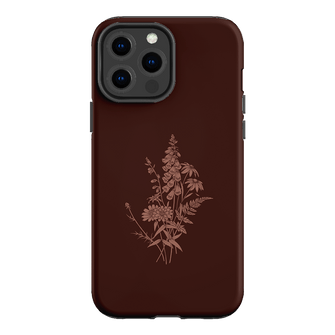 Wildflowers Mocha Printed Phone Cases iPhone 13 Pro Max / Armoured by Typoflora - The Dairy