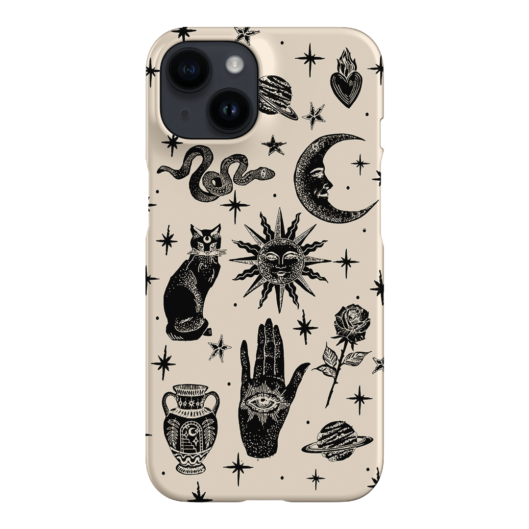 Astro Flash Beige Printed Phone Cases iPhone 14 / Snap by Veronica Tucker - The Dairy