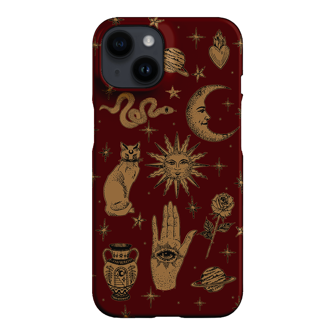 Astro Flash Red Printed Phone Cases iPhone 14 / Snap by Veronica Tucker - The Dairy