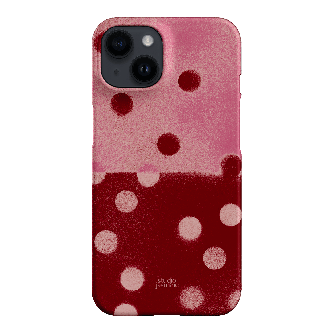 Cherry Polka Dot Printed Phone Cases iPhone 14 / Snap by Jasmine Dowling - The Dairy