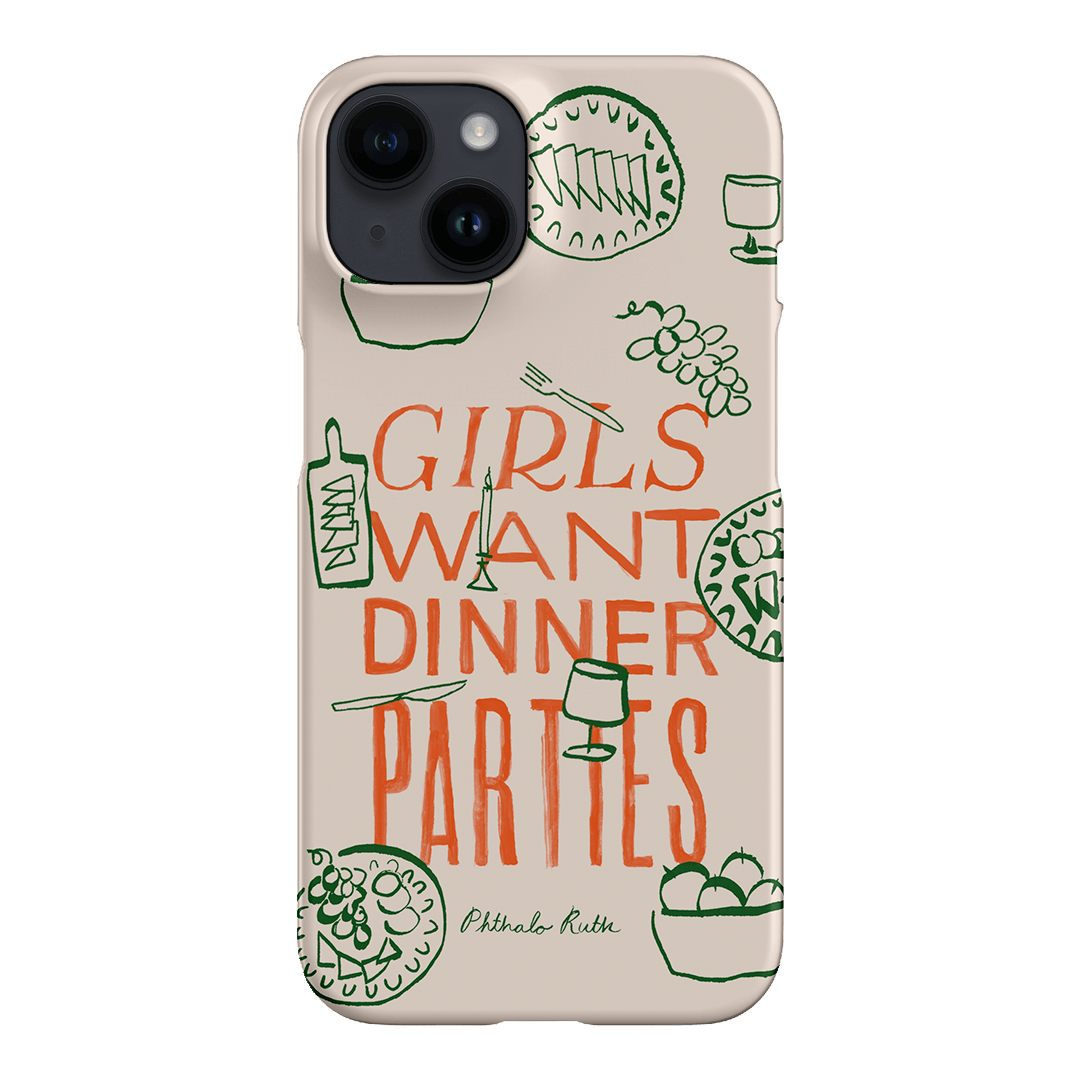 Dinner Parties Printed Phone Cases iPhone 14 / Snap by Phthalo Ruth - The Dairy