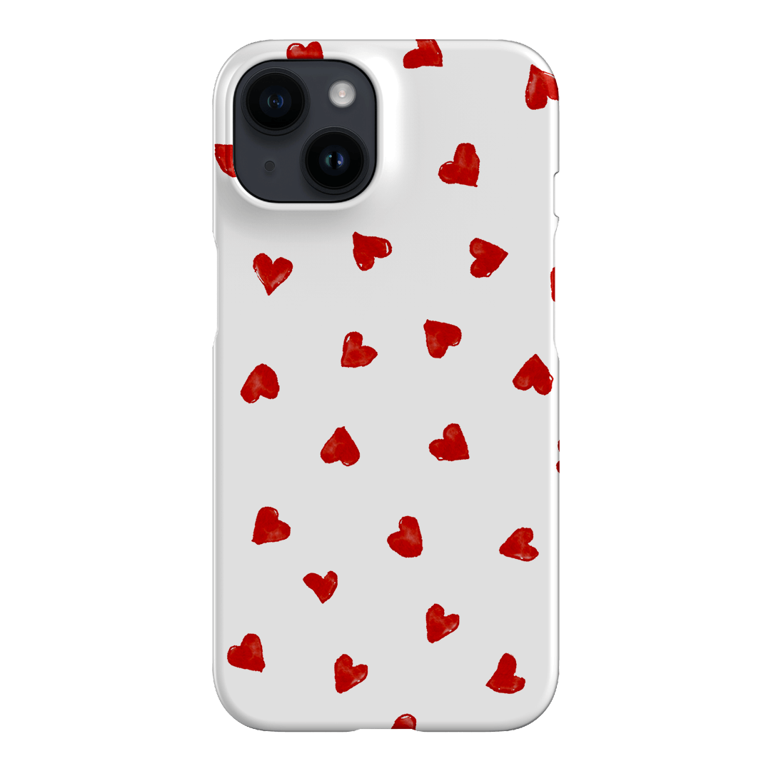 Love Hearts Printed Phone Cases iPhone 14 / Snap by Oak Meadow - The Dairy